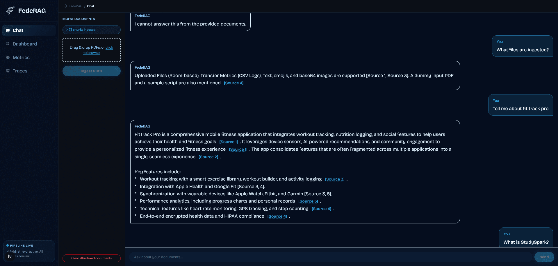FedeRAG screenshot 5